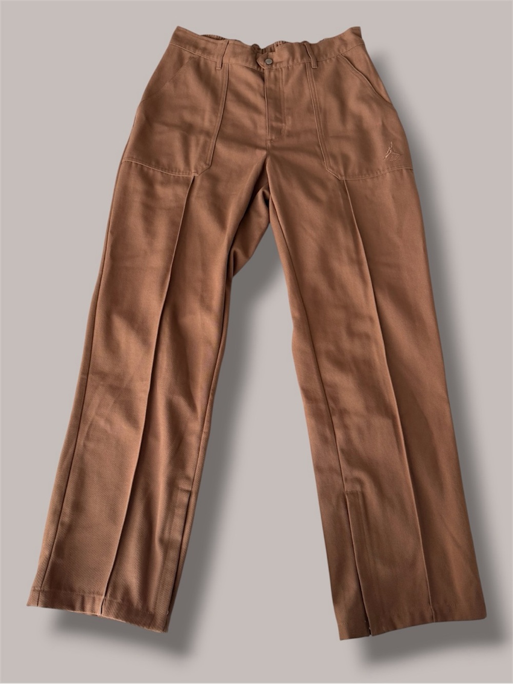 New! Nike Air Jordan Women's Woven Pants Tan Color (Medium)